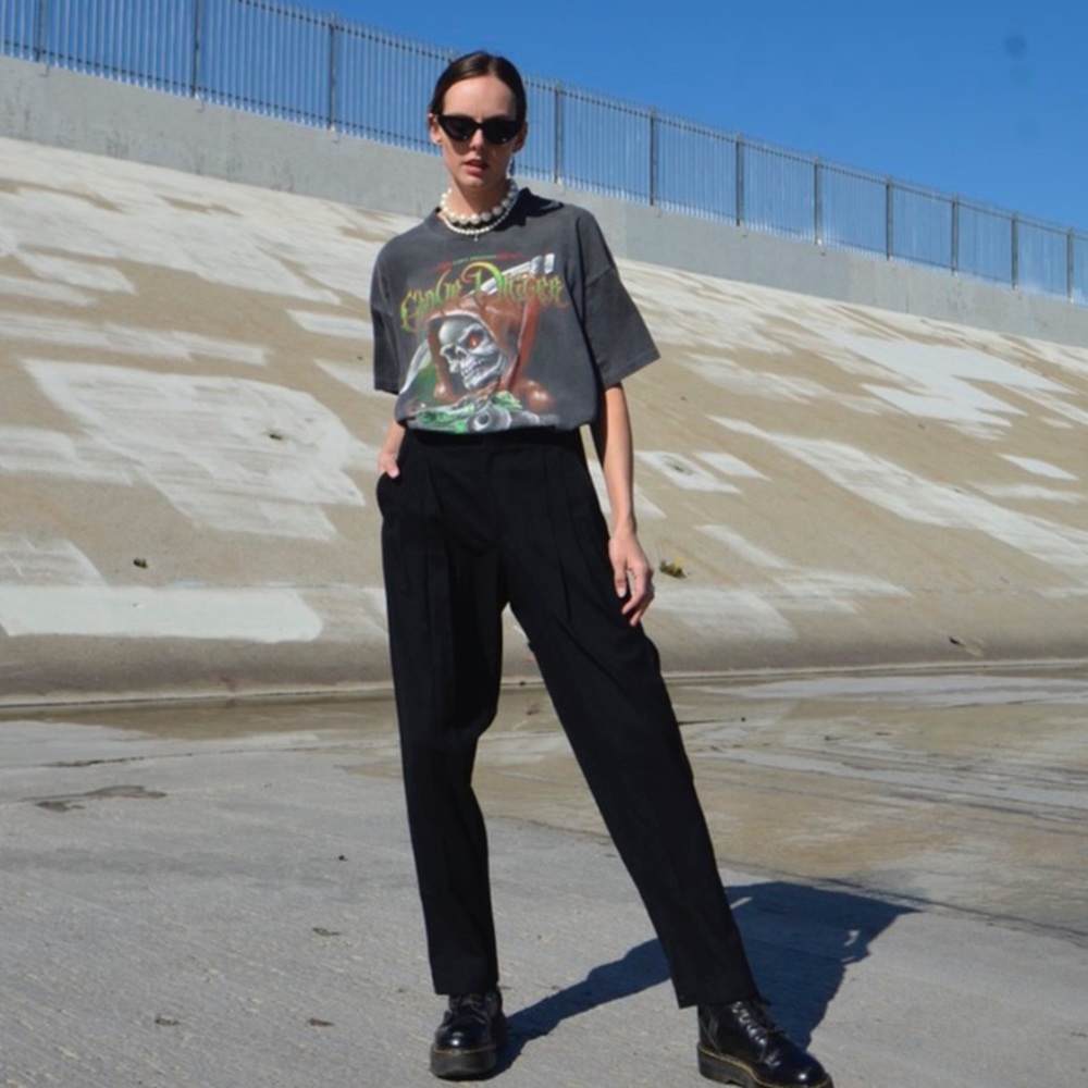 Vintage black trousers